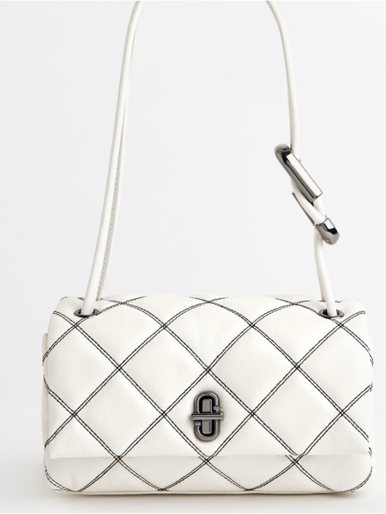 Marc Jacobs Handbags - Marc JACOBS The Dual Mini Smooth Leather Quilted Shoulder Bag